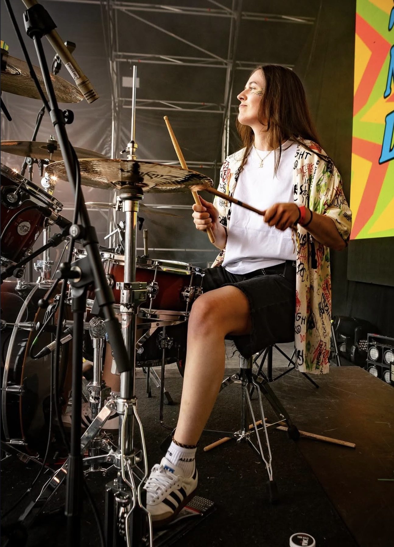 ACB playing a daytime festival stage